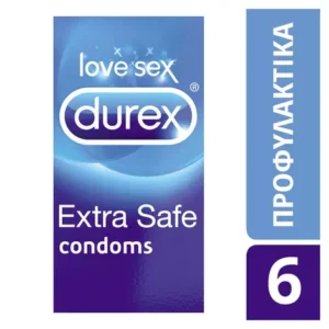 Durex Extra Safe (Πολύ Ανθεκτικό) 6 Προφυλακτικά